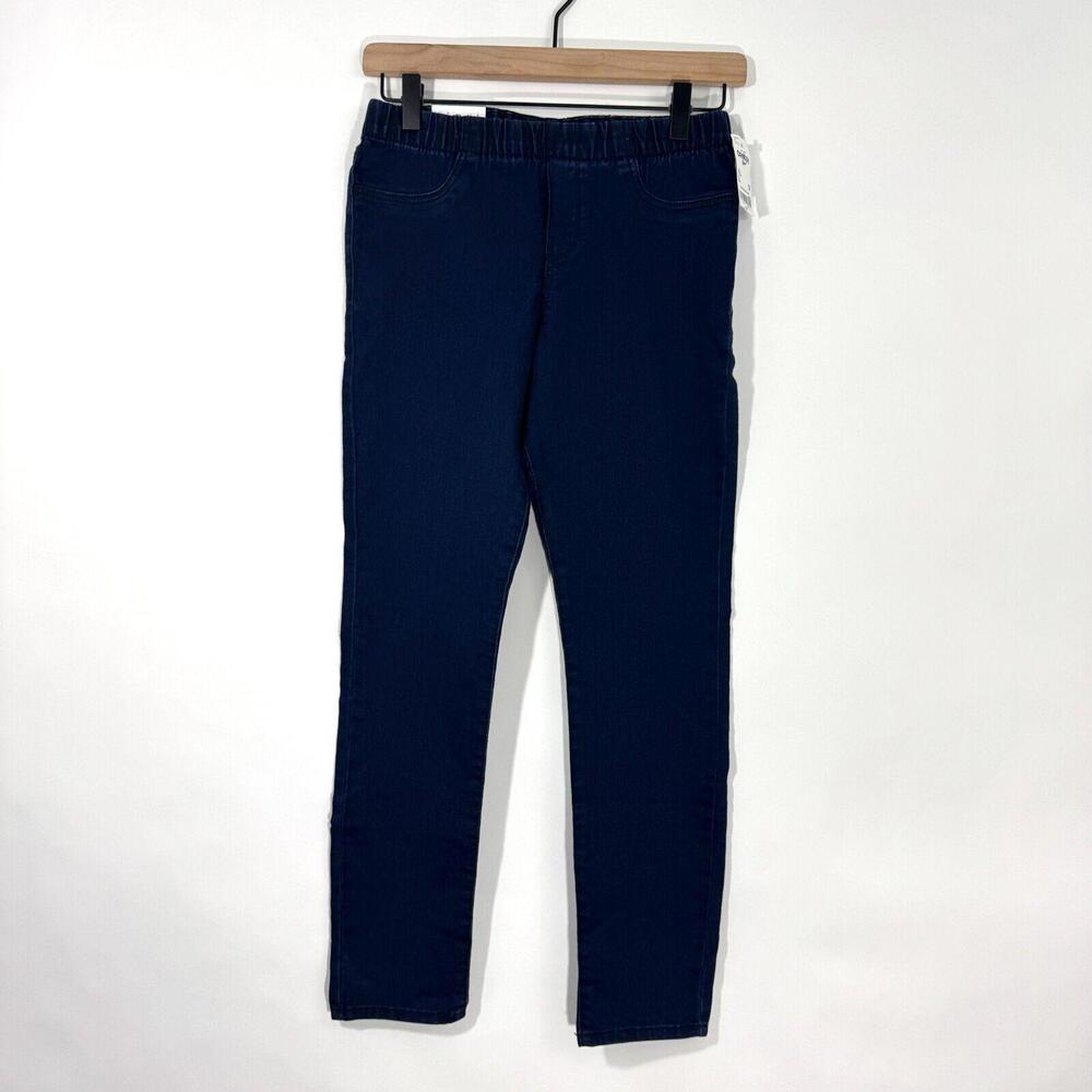 OshKosh B’gosh Girl’s Size 12 Blue Dark Wash Elastic Waist Stretch Jegging New